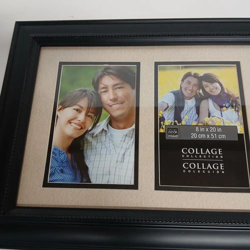 Studio Decor Espresso Brown Wood Photo Collage Picture Frame for 4x6 Photos